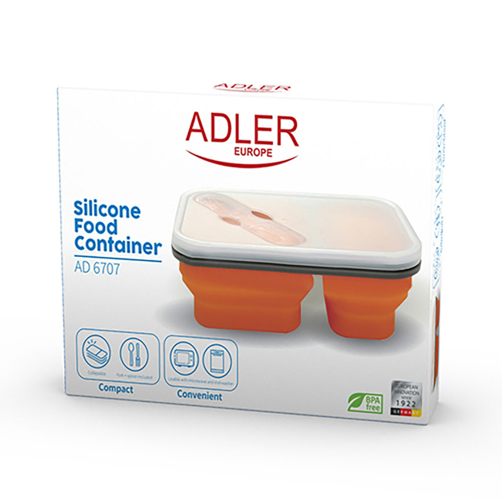 ADLER AD6707 Contenitore di Cibo 2 / Arancione - immagine 3