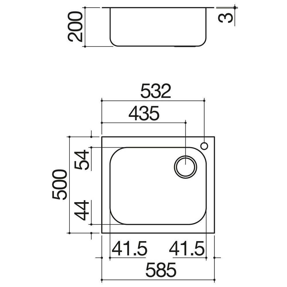 BARAZZA 1IS60601 Lavello SELECT 58.1.IBR / Inox - immagine 2