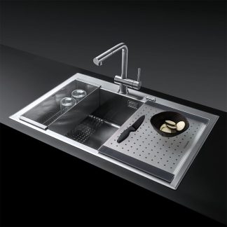 BARAZZA@1LBO81K Lavello B_OPEN 79.1.IBR / Inox