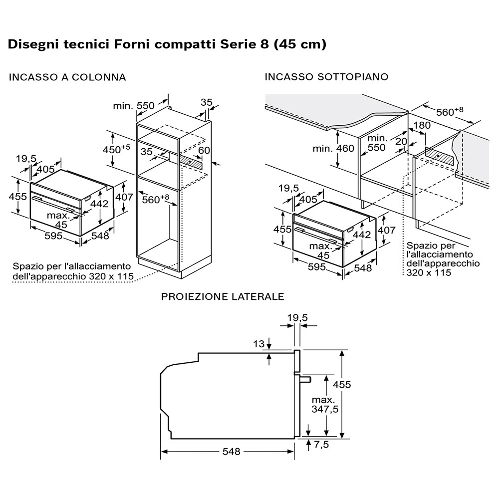BOSCH@CMG633BW1 Forno H45 Compatto / Bianco - immagine 2