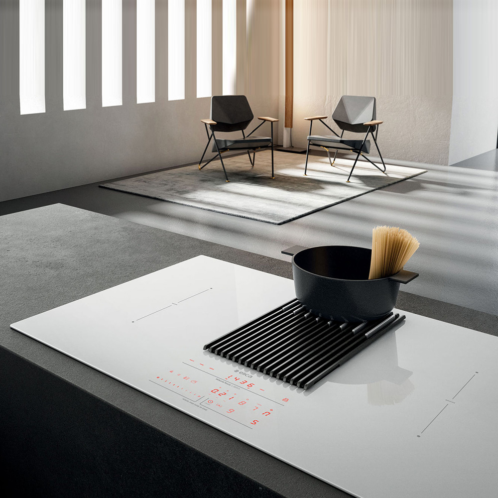 ELICA N.TESLA LIBRA EVO WH/A/83 Piano+Cappa / Bian - immagine 3