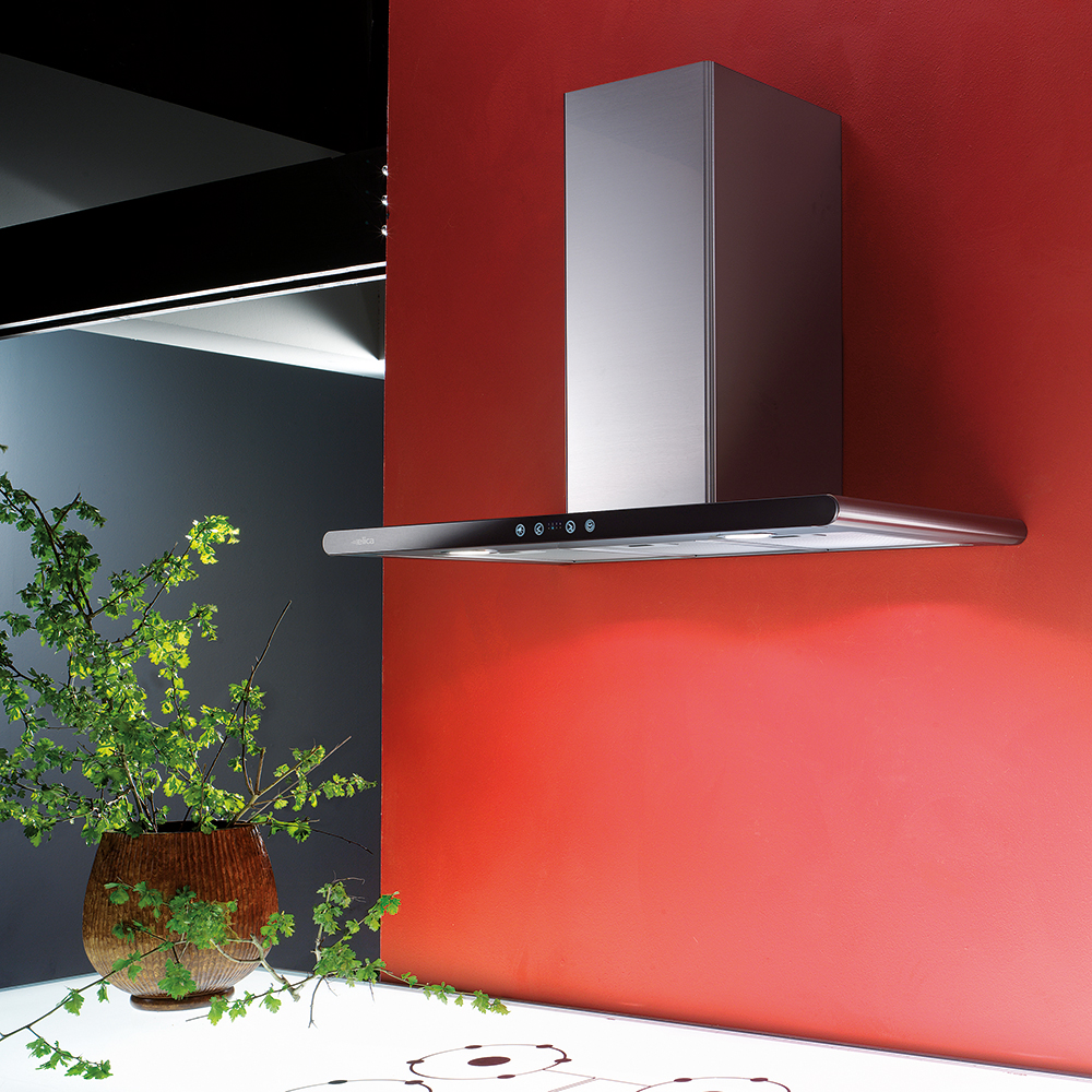 ELICA@GALAXY BLIX/A/80 Cappa / Nero.Inox