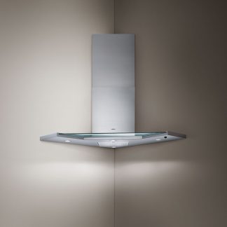 ELICA SYNTHESIS ANGOLO IX/A/100 Cappa / Inox.Vetro