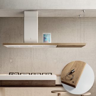 ELICA@KIT0120947 Kit Mensola BIO ISLAND / Rovere