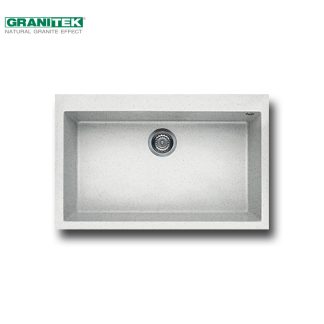 ELLECI@LGQ13052 Lavello QUADRA / Bianco.Pietra
