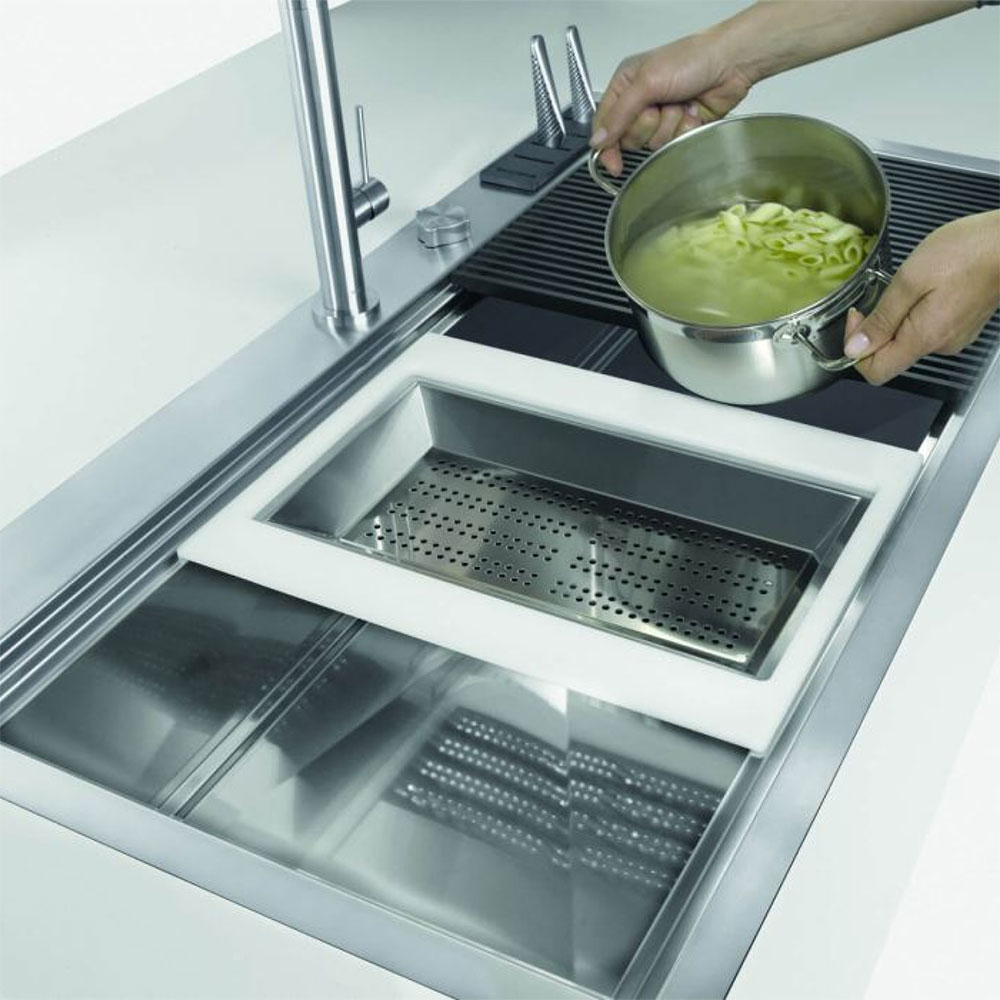 FOSTER@1017.055 Vasca MILANO 97.1V.FT / Inox - immagine 2