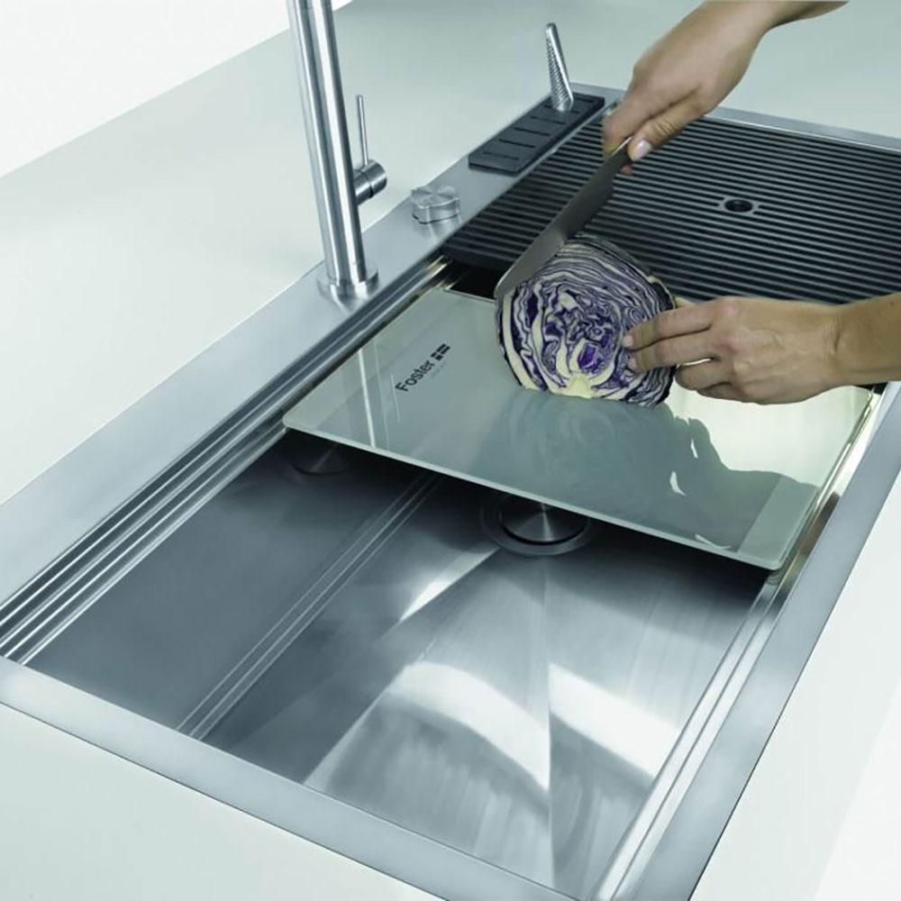 FOSTER@1017.055 Vasca MILANO 97.1V.FT / Inox - immagine 3
