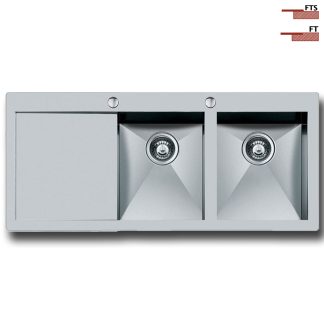 FOSTER@1228.051 Vasche QUADRA 116.2V.FT / Inox.D