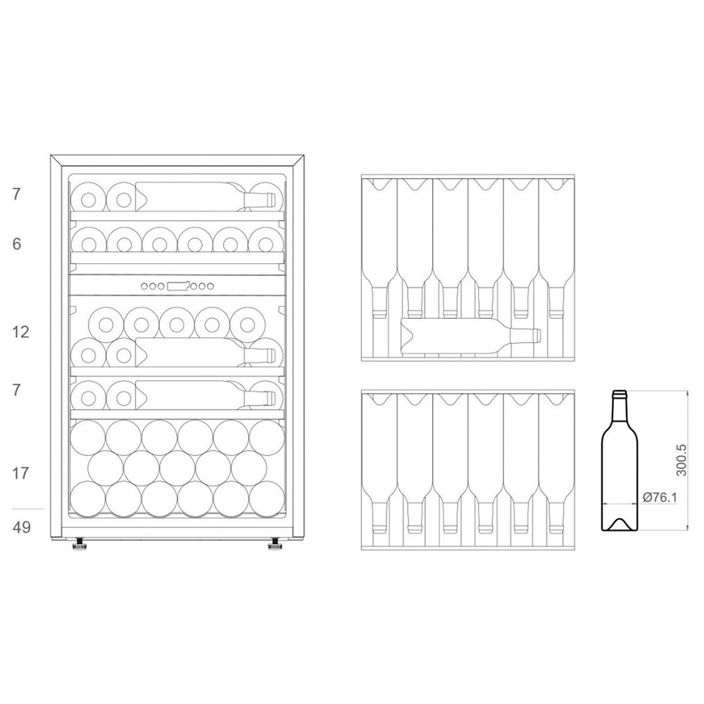 PANDO PVMAV8845CRR Cantina 45 Bott. / Nero.Dx - immagine 4