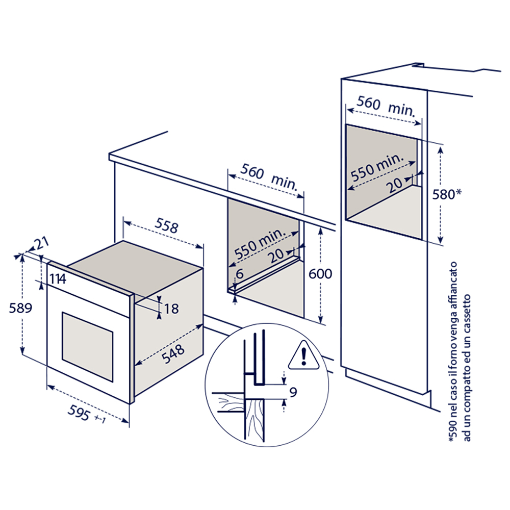 ELECTROLUX@FS65X Forno 7F A / Inox - immagine 2
