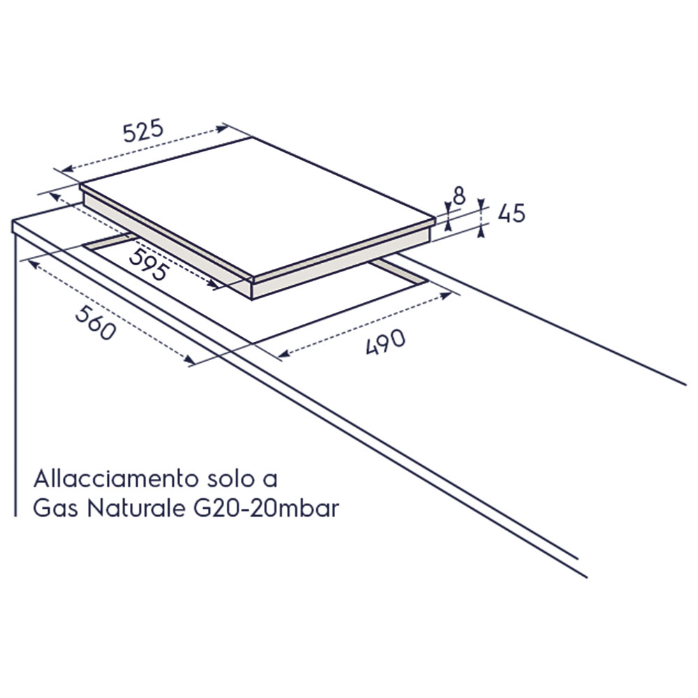 ELECTROLUX PQF645UOX Cottura 60 4Z / Inox* - immagine 2
