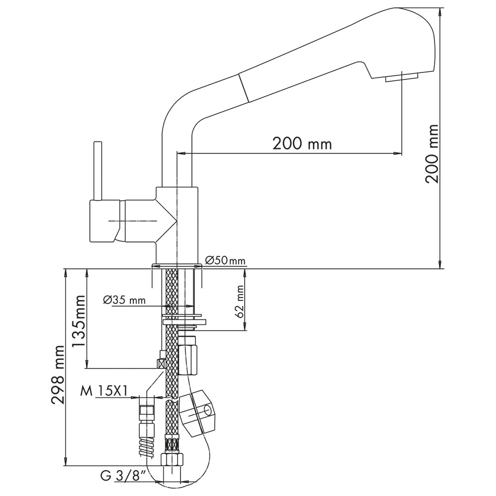TELMA@MIS47.26 Miscelatore TG / Black.Matt - immagine 2