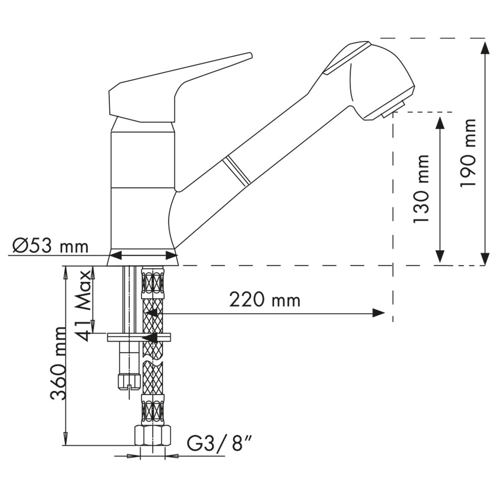 TELMA@MIS67.28 Miscelatore TG / Bianco.Latte - immagine 2