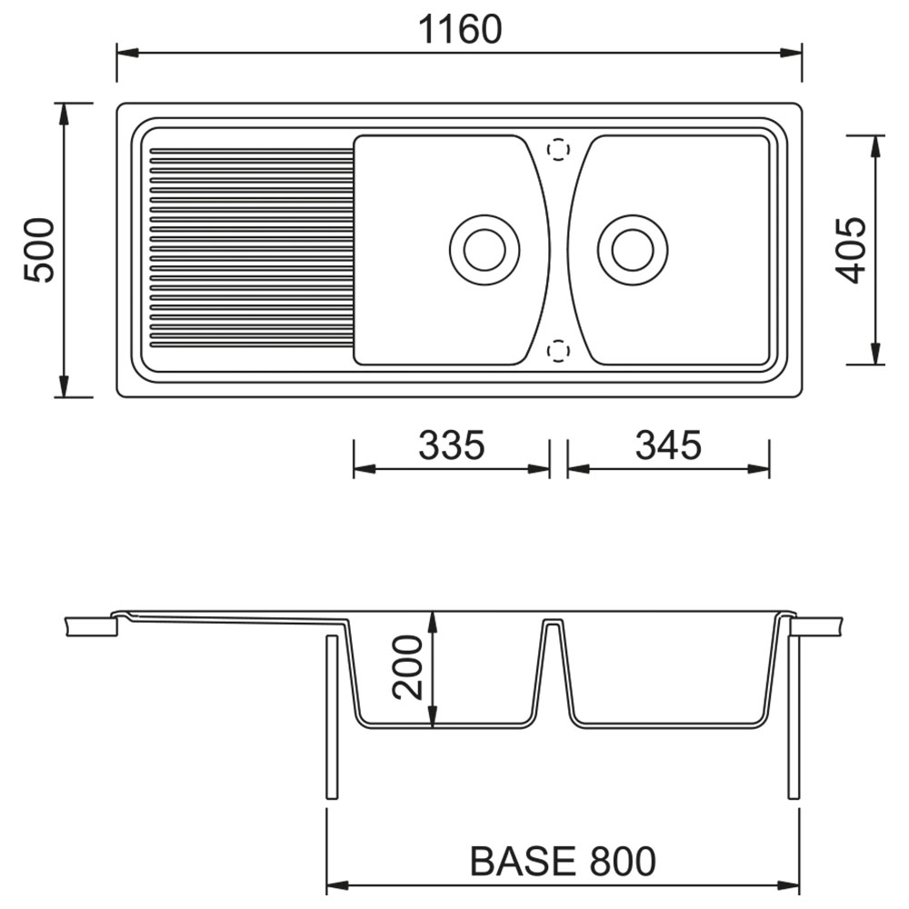 TELMA@DO11620.29 Lavello TG DOMINO / Gran.Avena - immagine 3