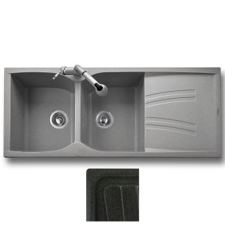 TELMA NK11620.30 Lavello TG NAIKI / Gran.Nero