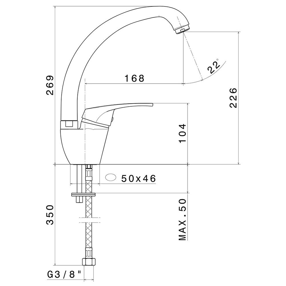 VEMA Mix VENENZA V23060C.B0.010 / Cromo - immagine 2